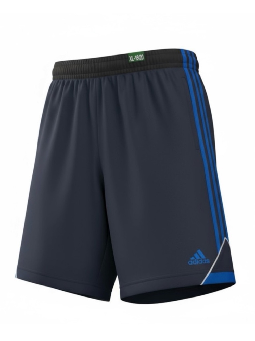 Adidas Navy Blue Side Stripe Performance Core Athletic Shorts Size XL - Picture 2 of 4